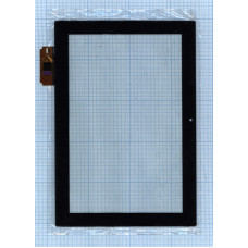 Сенсорное стекло (тачскрин) для Prestigio MultiPad 4 PMP7110D 3G FPDC-0568A черное