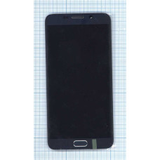 Дисплей для Samsung Galaxy S6 Edge+ SM-G928F черный с рамкой