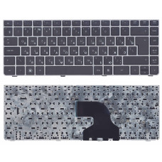 Клавиатура для ноутбука HP ProBook 4330S 4331S черная c серой рамкой