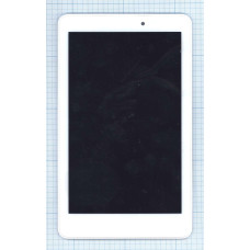 Модуль (матрица + тачскрин) для Acer Iconia Tab A1-850 белый с рамкой