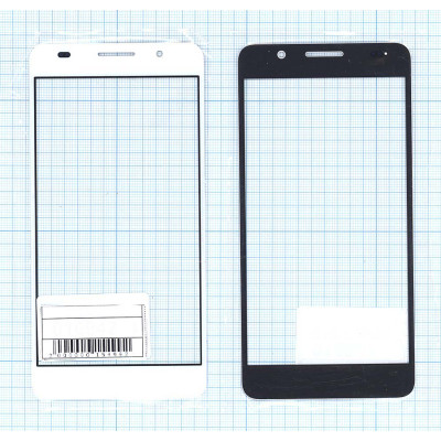 Стекло для Huawei Honor 6 белое