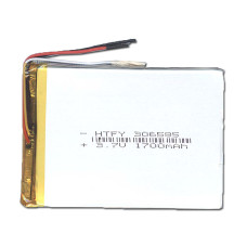 Аккумулятор Li-Pol (батарея) 3*65*85мм 3pin 3.7V/1700mAh
