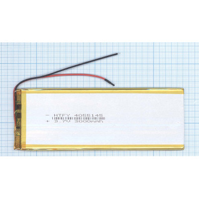 Аккумулятор Li-Pol (батарея) 4*55*145мм 2pin 3.7V/3000mAh