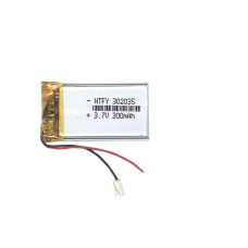 Аккумулятор Li-Pol (батарея) 3*20*35мм 2pin 3.7V/300mAh