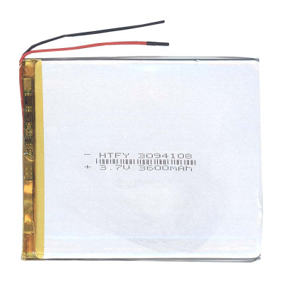Аккумулятор Li-Pol (батарея) 3*94*108мм 2pin 3.7V/3600mAh