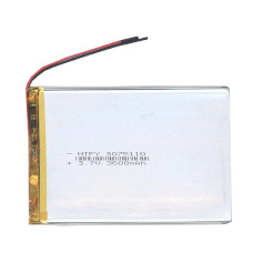 Аккумулятор Li-Pol (батарея) 3*75*110мм 2pin 3.7V/3600mAh