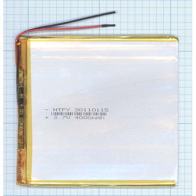 Аккумулятор Li-Pol (батарея) 3*110*115мм 2pin 3.7V/4000mAh