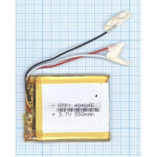 Аккумулятор Li-Pol (батарея) 4*40*45мм 3pin 3.7V/550mAh
