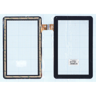 Сенсорное стекло (тачскрин) DPT 300-N48268-A00 (160x258mm) черное