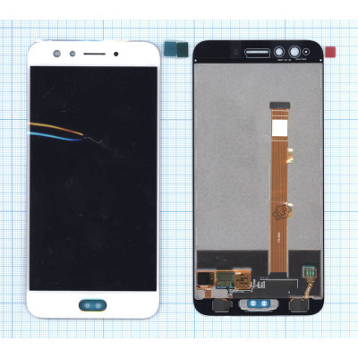 Дисплей для OPPO F3 белый