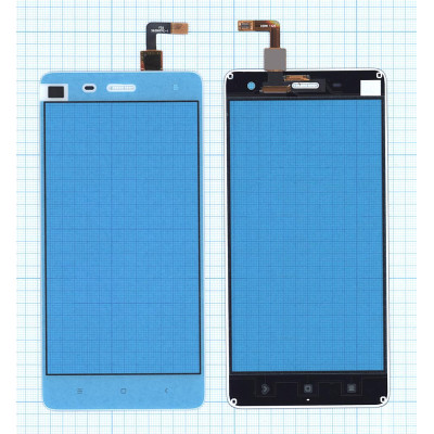 Сенсорное стекло (тачскрин) для Xiaomi Mi4 белое
