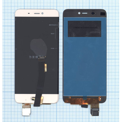 Дисплей для Xiaomi Mi5 золотой