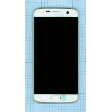 Дисплей для Samsung Galaxy S7 Edge SM-G935FD белый с рамкой