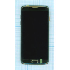 Дисплей для Samsung Galaxy S7 Edge SM-G935FD черный с рамкой (Injustice Edition)