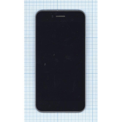 Дисплей для Asus PadFone S PF500KL черный с рамкой