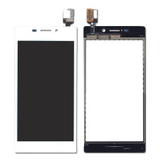 Сенсорное стекло (тачскрин) для Sony Xperia M2 / M2 Dual (D2305) белое