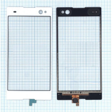 Сенсорное стекло (тачскрин) для Sony Xperia C3 / C3 Dual (D2533) белое