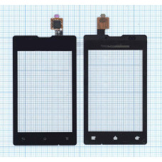 Сенсорное стекло (тачскрин) для Sony Xperia E / E Dual C1505/C1605 черное