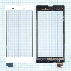 Сенсорное стекло (тачскрин) для Sony Xperia T3 белое