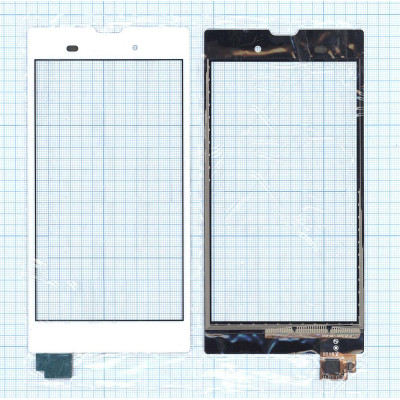 Сенсорное стекло (тачскрин) для Sony Xperia T3 белое