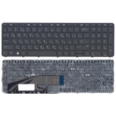 Клавиатура для ноутбука HP ProBook 450 G3 455 G3 470 G3 черная с рамкой