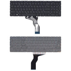 Клавиатура для ноутбука HP Pavilion 15-ab 15-ab000 15z-ab100 черная с белой подсветкой