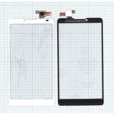 Сенсорное стекло (тачскрин) для Lenovo A880 белое