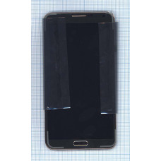 Дисплей для Samsung Galaxy Note 3 SM-N900 черный с золотой рамкой