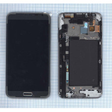 Дисплей для Samsung Galaxy Note 3 Neo Duos SM-N7502 черный с рамкой