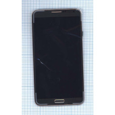 Дисплей для Samsung Galaxy Note 3 LTE SM-N9005 золотой с рамкой