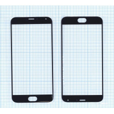 Стекло для Meizu MX5 черное