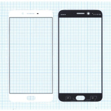 Cтекло для Oppo R9s Plus белое