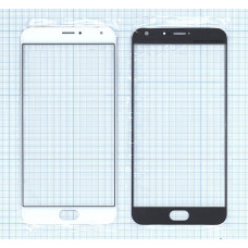 Стекло для Meizu Pro 5 белое
