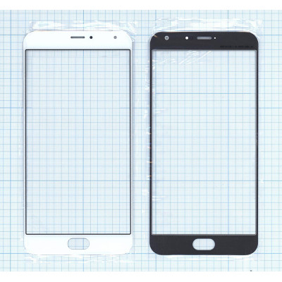 Стекло для Meizu Pro 5 белое