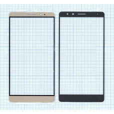 Стекло для Huawei Mate 8 золотистое