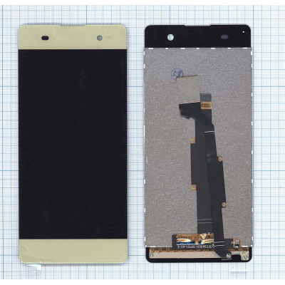Дисплей для Sony Xperia XA золотой