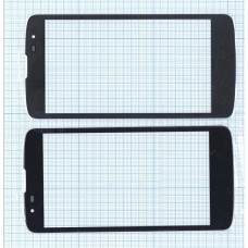 Стекло для LG K8 ( K350N ) черное