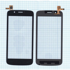 Сенсорное стекло (тачскрин) для Prestigio MultiPhone 5504 DUO черное