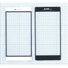 Стекло для Huawei P8 белое