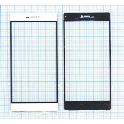 Стекло для Huawei P8 белое