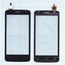 Сенсорное стекло (тачскрин) для Prestigio MultiPhone 3501 DUO черное