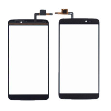 Сенсорное стекло (тачскрин) для Alcatel One Touch Idol 3 6045Y черное
