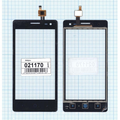 Сенсорное стекло (тачскрин) для ZTE Blade GF3 черное