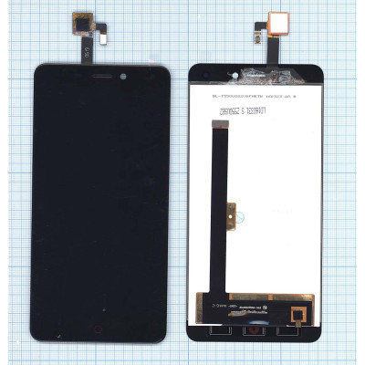 Дисплей для ZTE Nubia N1 черный