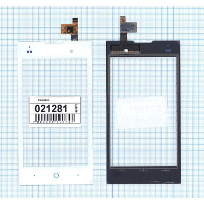 Сенсорное стекло (тачскрин) для ZTE V815W белое