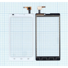 Сенсорное стекло (тачскрин) для ZTE Blade L2 белое