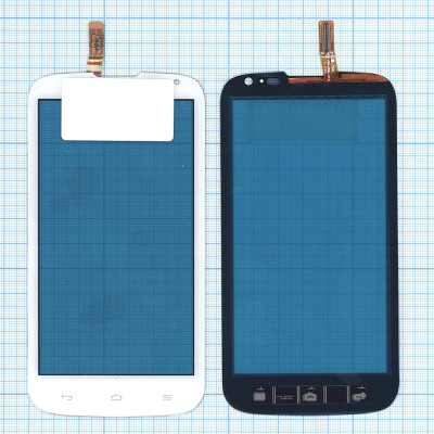 Сенсорное стекло (тачскрин) для Huawei Ascend G610 белое