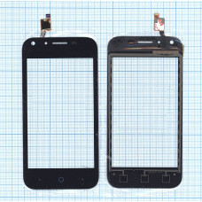 Сенсорное стекло (тачскрин) для ZTE Blade L110 черное