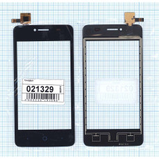 Сенсорное стекло (тачскрин) для ZTE Blade A3 / A5 / A5 Pro / AF3 черное