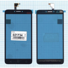 Сенсорное стекло (тачскрин) для Alcatel One Touch Pixi 4 Plus Power 5023F черное
